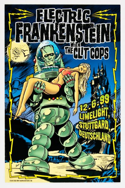 Electric Frankenstein at Limelight Original Poster